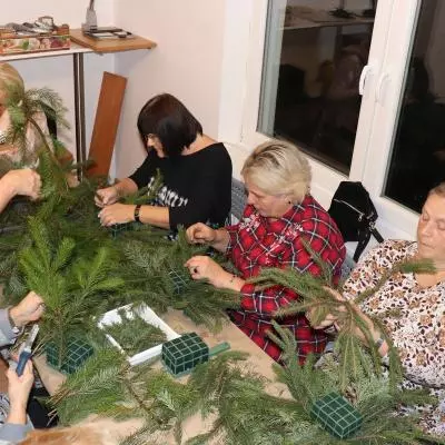 Szykujemy stroiki świąteczne, 2018